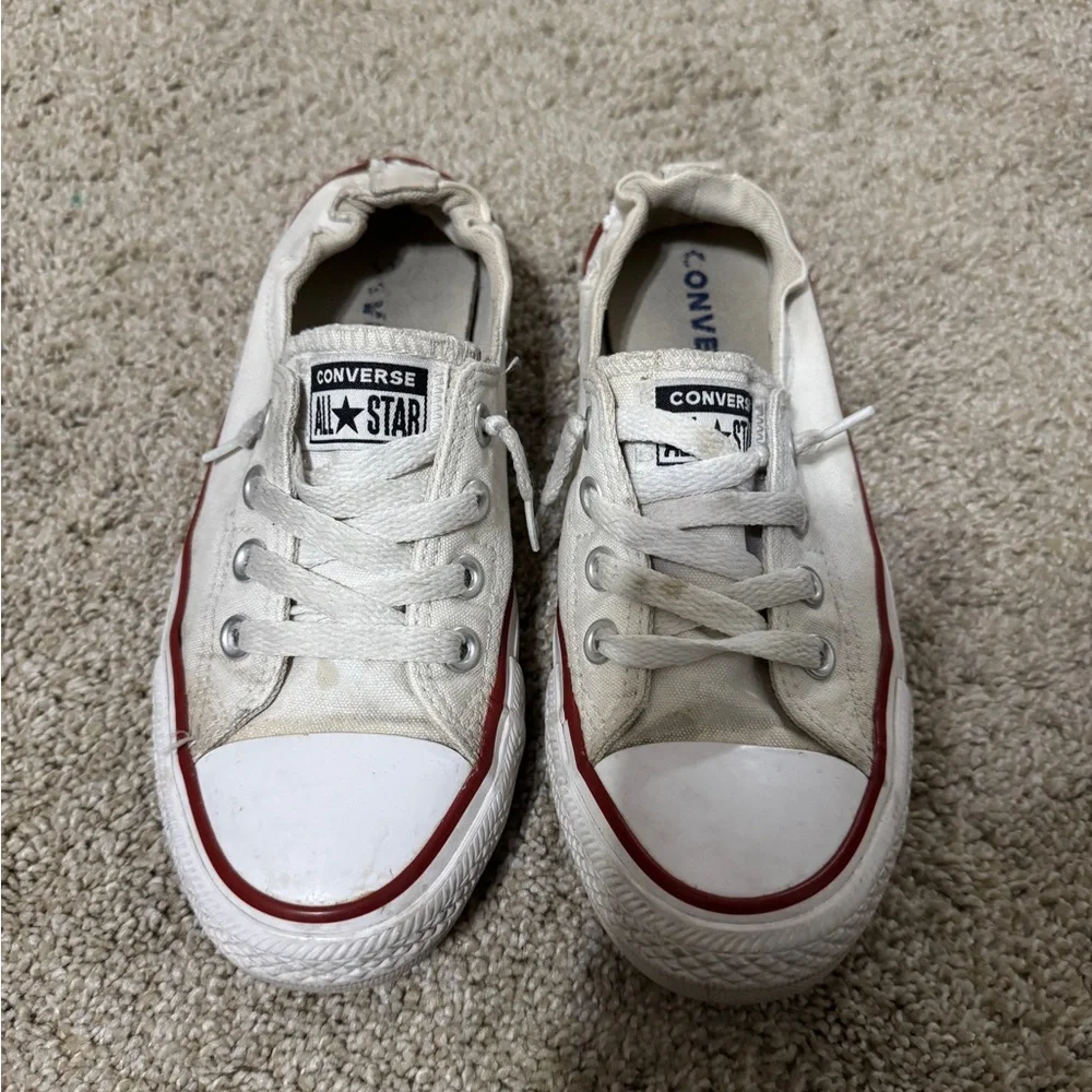 7 1/2 Women’s Converse CT Shoreline Slip Shoes - White - Box